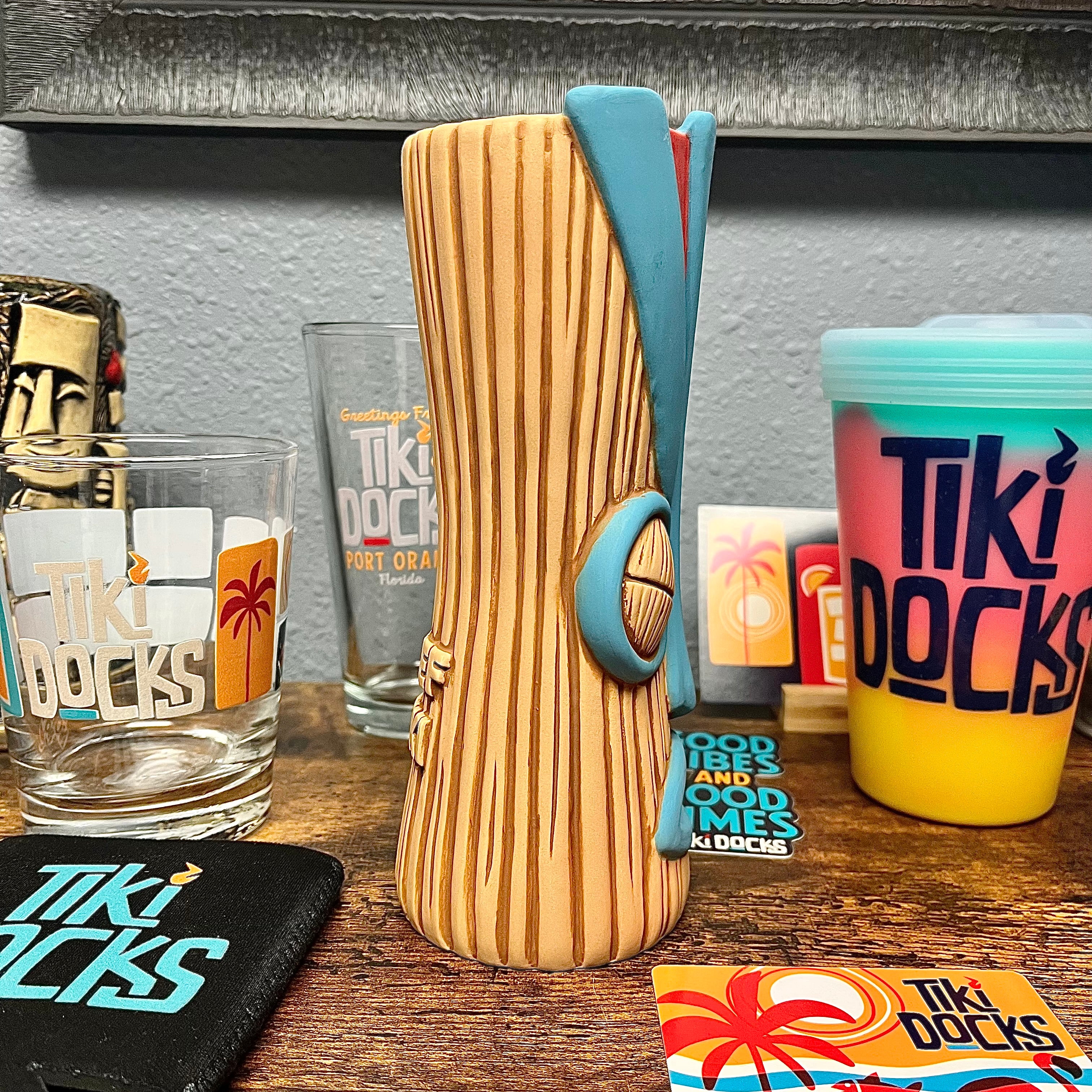 Chef Tiki Mug w/Swizzle Stick