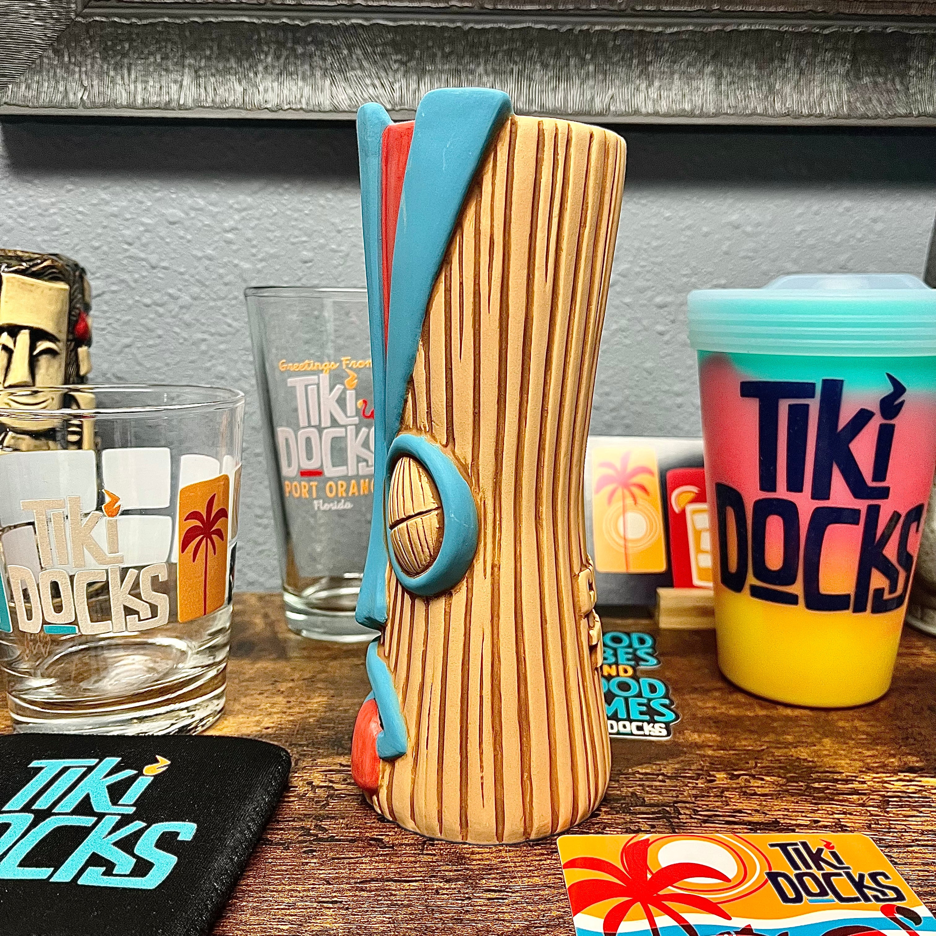 Chef Tiki Mug w/Swizzle Stick