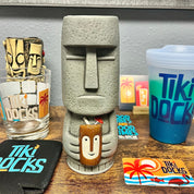 Tipsy Tiki & Tiki Bob Mug w/Swizzle Stick