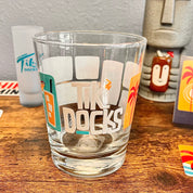 Tiki Docks Collage Mai Tai Glass