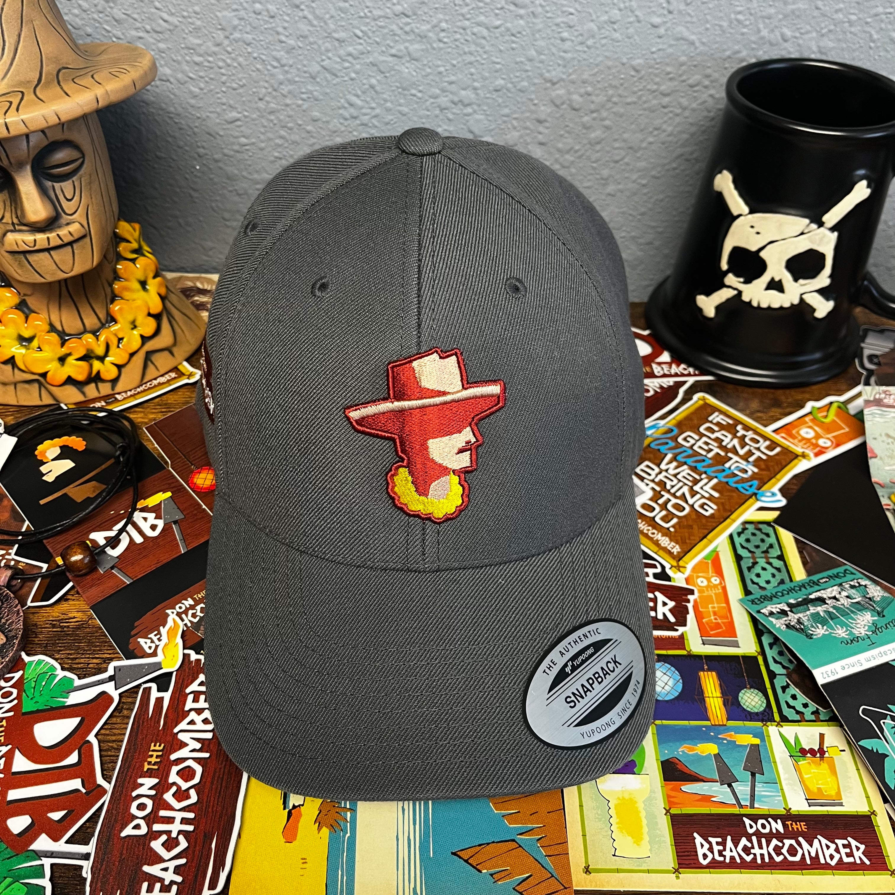 The Legend Returns Snapback Cap In Grey