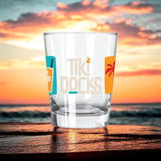 Tiki Docks Collage Mai Tai Glass