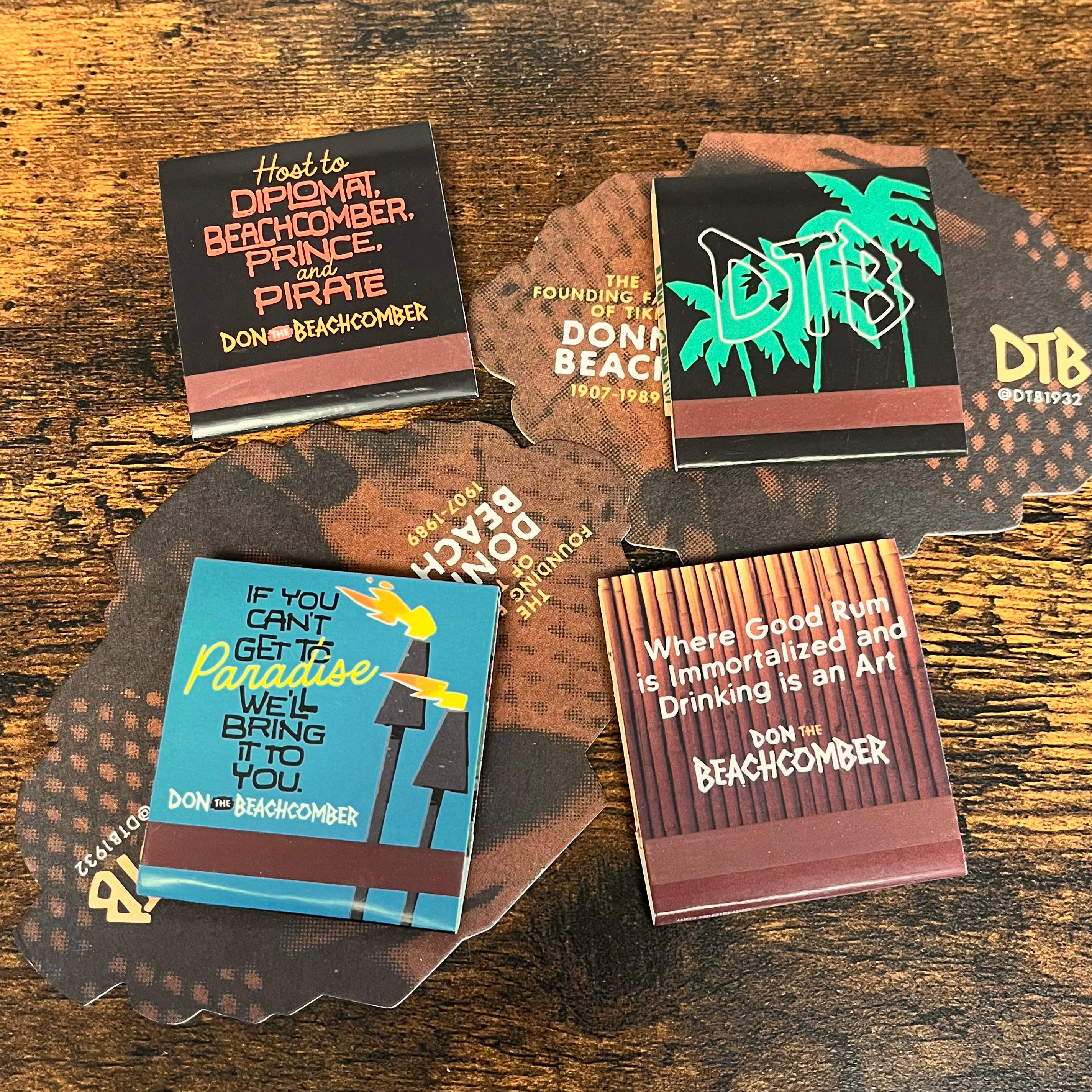 BOGO* Don the Beachcomber Matchbook Set of Four