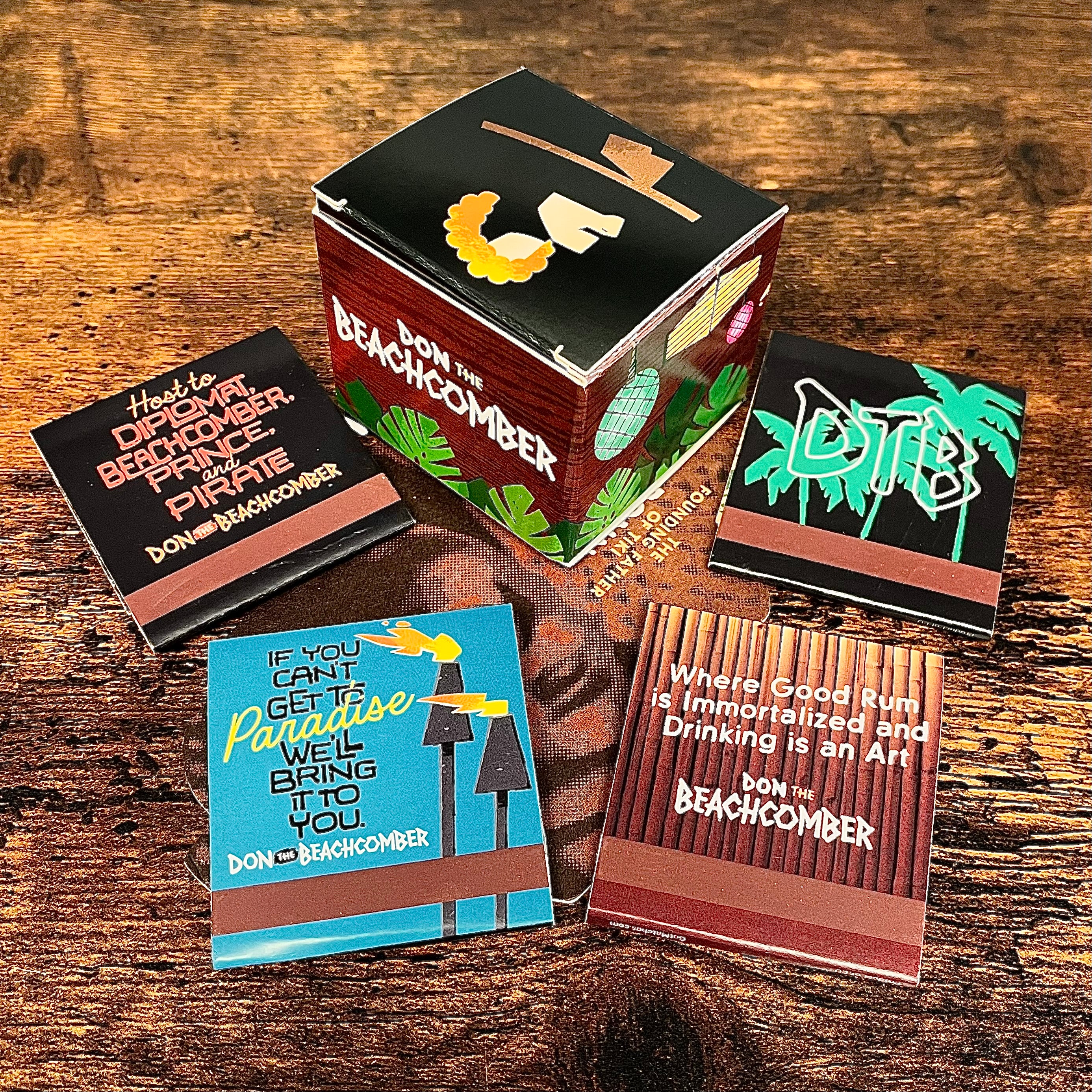 BOGO* Don the Beachcomber Matchbook Set of Four