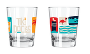 Tiki Docks Collage Mai Tai Glass