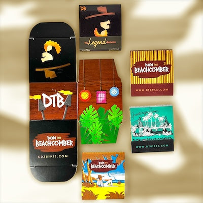 BOGO* Don the Beachcomber Matchbook Set of Four