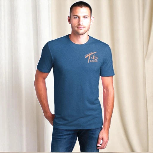 Tiki Docks - Work Like a Captain Play Like a Pirate Tee Shirt