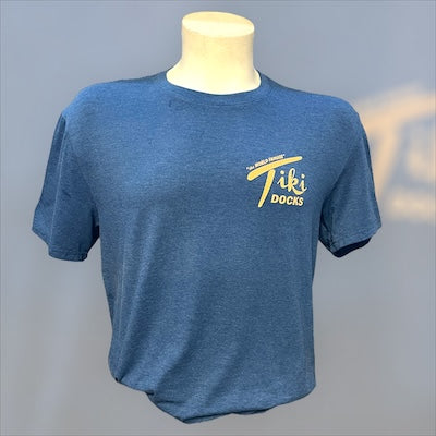 Tiki Docks - Work Like a Captain Play Like a Pirate Tee Shirt