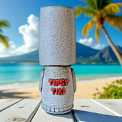 Tipsy Tiki & Tiki Bob Mug w/Swizzle Stick