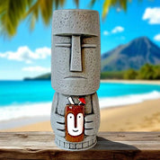 Tipsy Tiki & Tiki Bob Mug w/Swizzle Stick