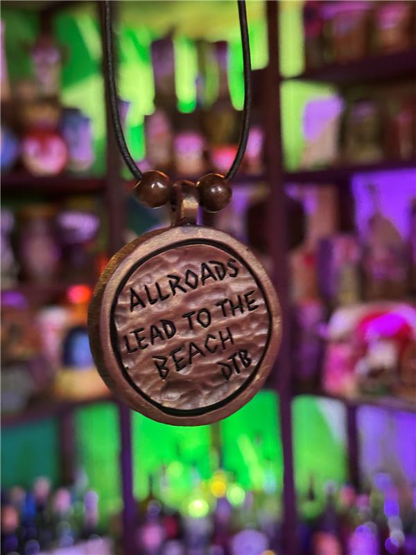 All Roads Lead to The Beach Pendant