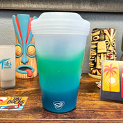 Silipint Silicone 16 oz Mountain Air Pint Glass w/Lid