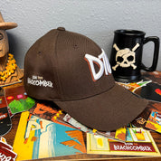 DTB Embroidered Badge Flex Fit Cap In Brown