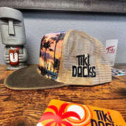 Tiki Docks Destination Trucker Snapback Cap
