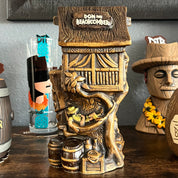 Donn's Treehouse Tiki Mug by Eekum Bookum w/Swizzle Stick