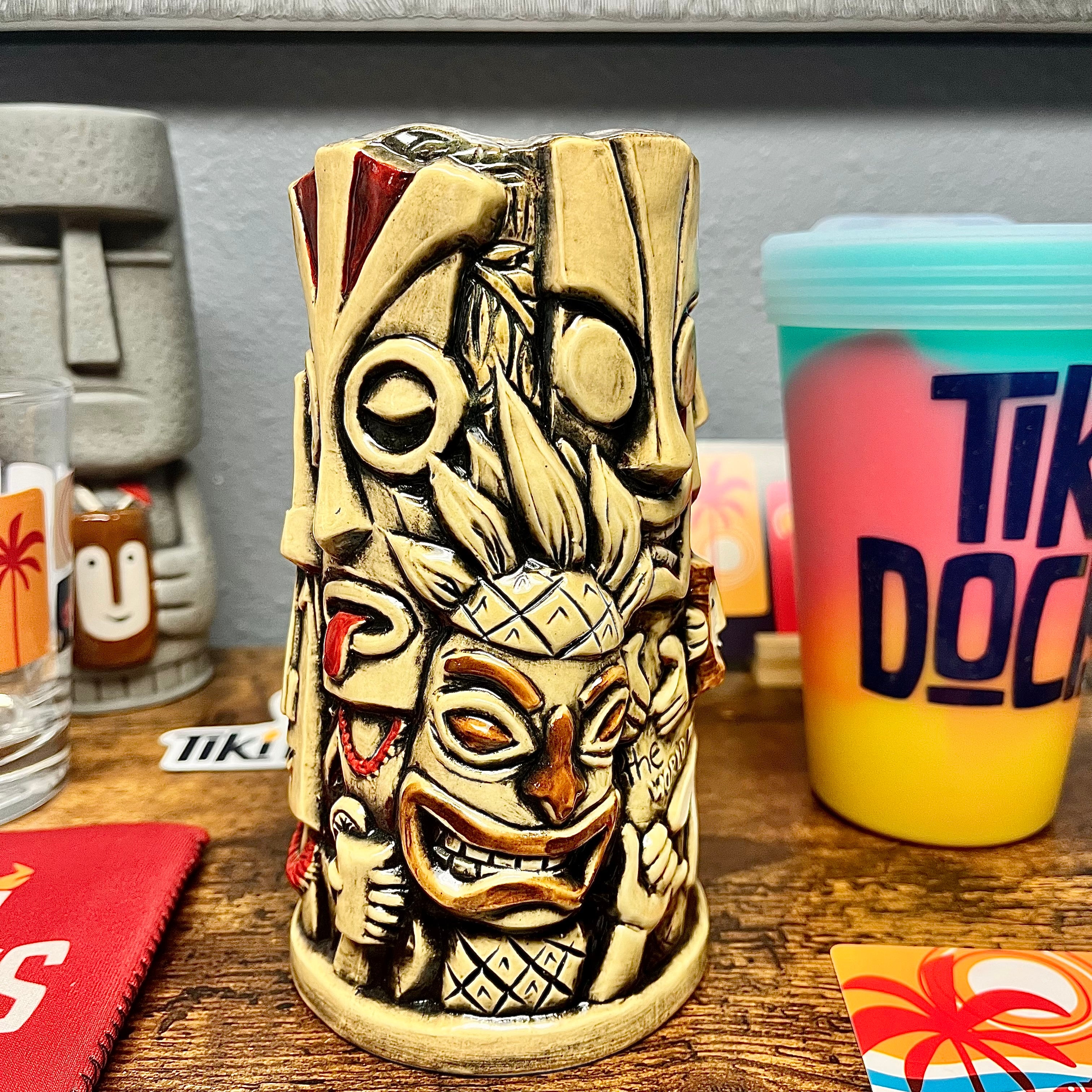 Tiki Docks Fog Cutter Tiki Mug w/Swizzle stick