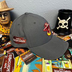 The Legend Returns Snapback Cap In Grey