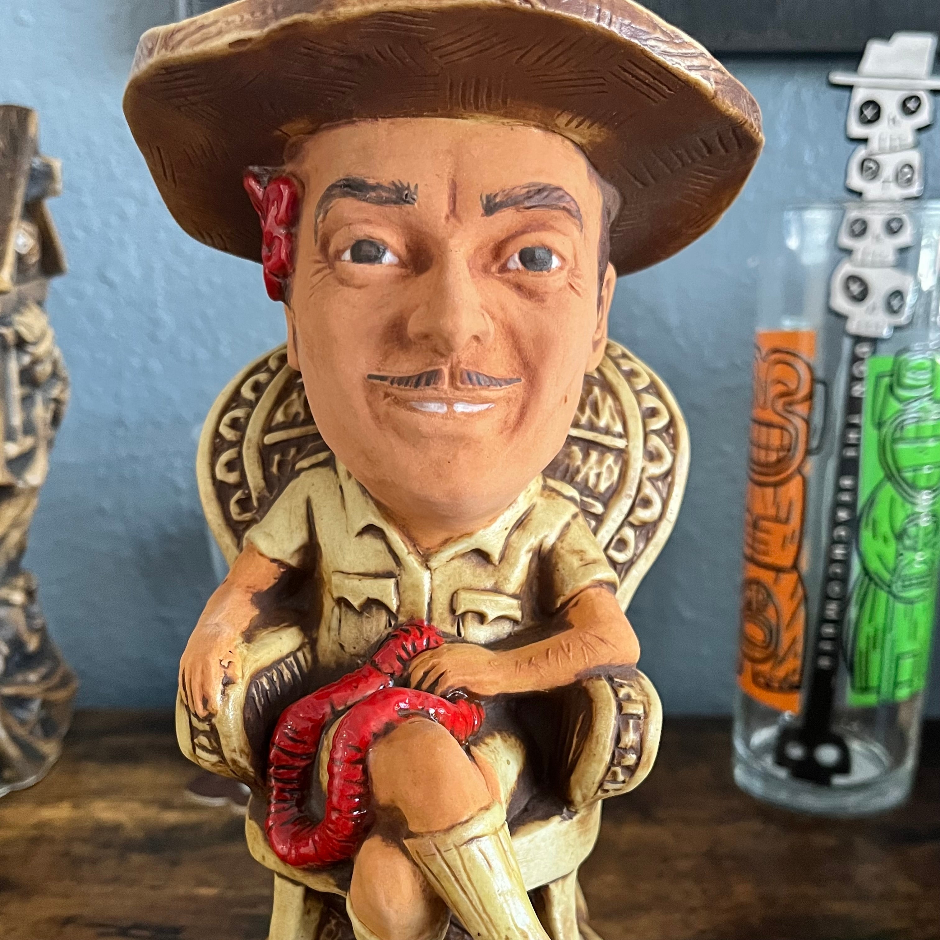 The Legend Returns Tiki Mug w/3 Swizzle Sticks