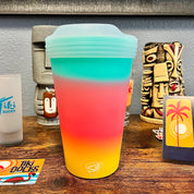 Silipint Silicone 16 oz Aurora Pint Glass w/Lid