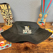 Tiki Docks Logo Bucket Hat In Black