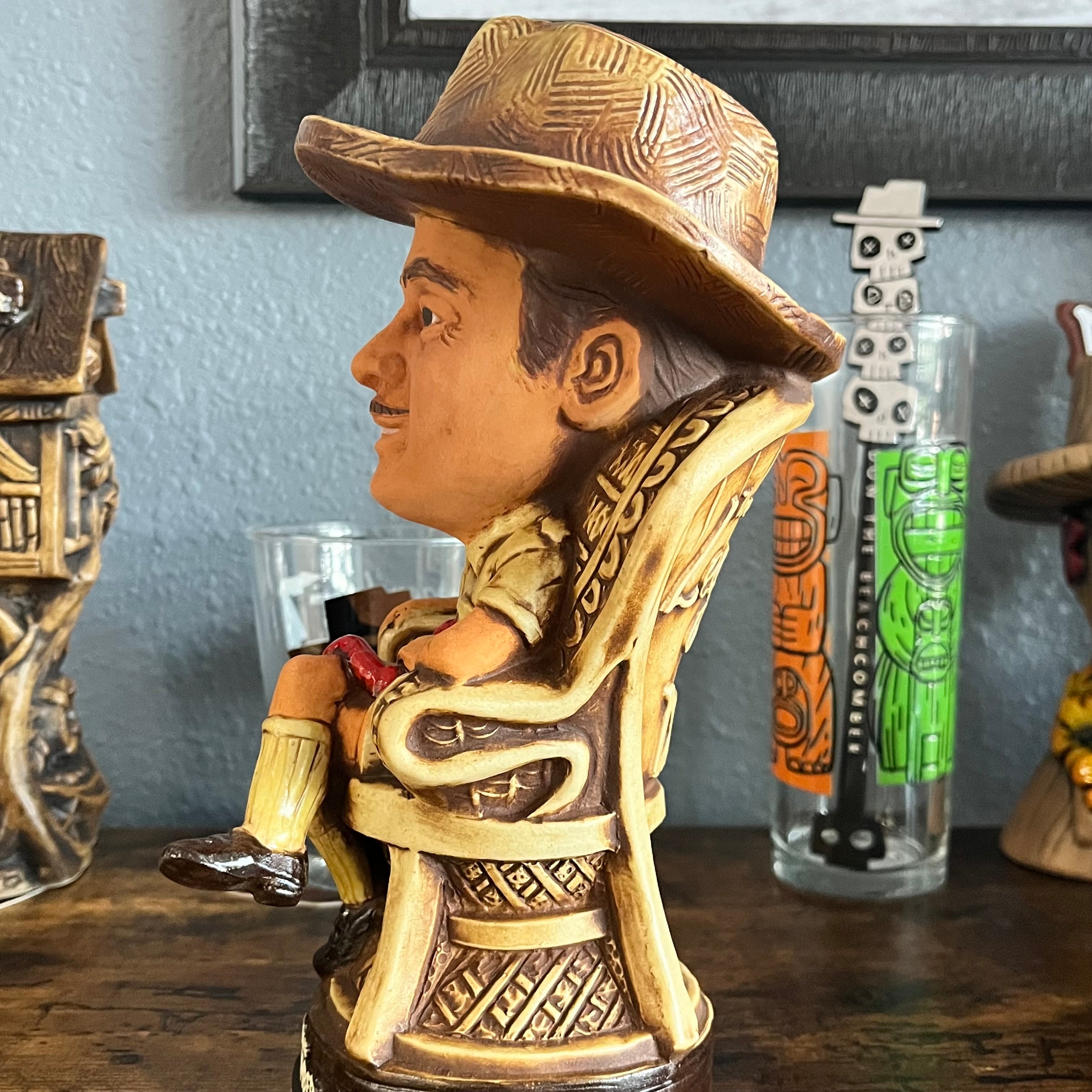 The Legend Returns Tiki Mug w/3 Swizzle Sticks