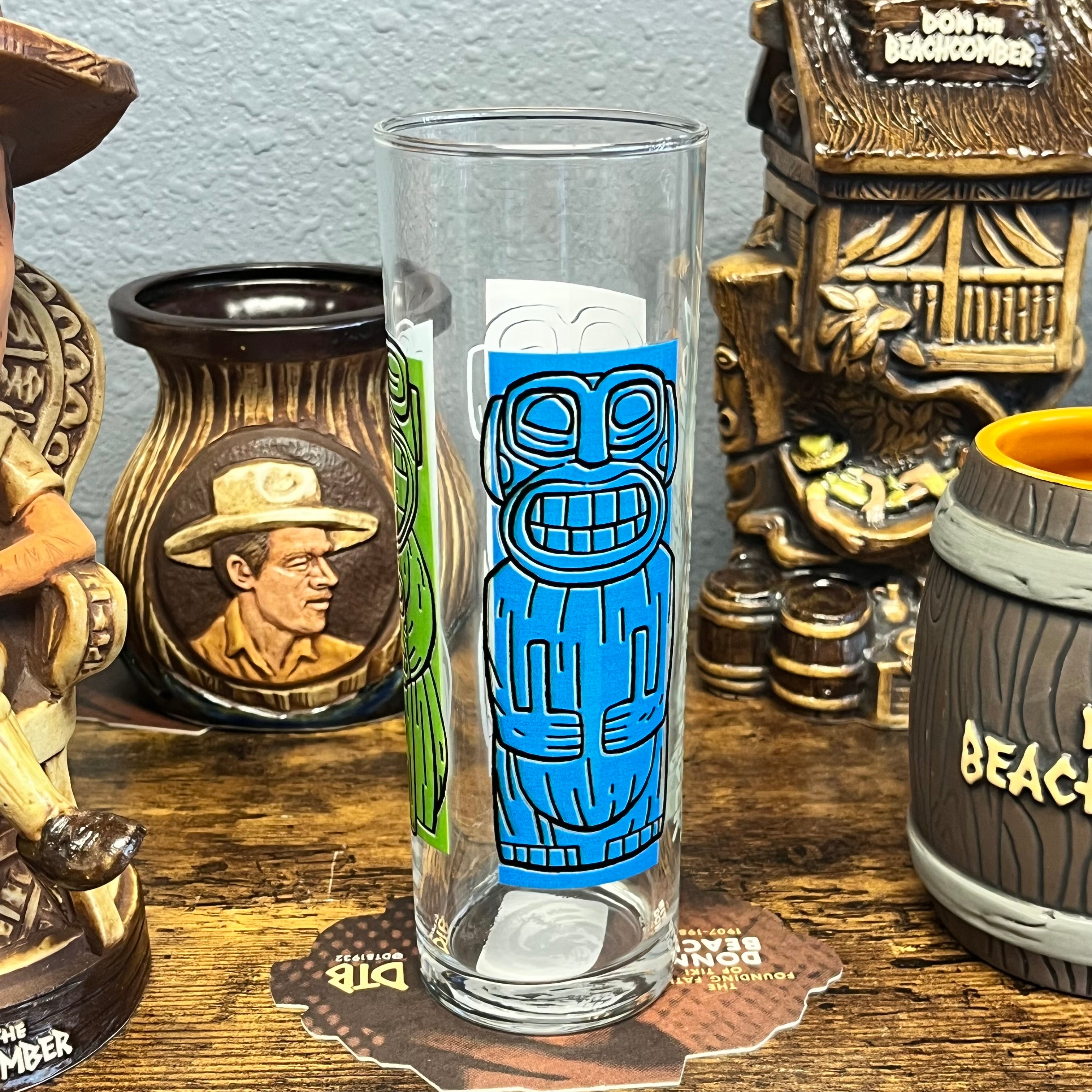Here Come the Cannibals Zombie Glass w/Swizzle Stick – Don the