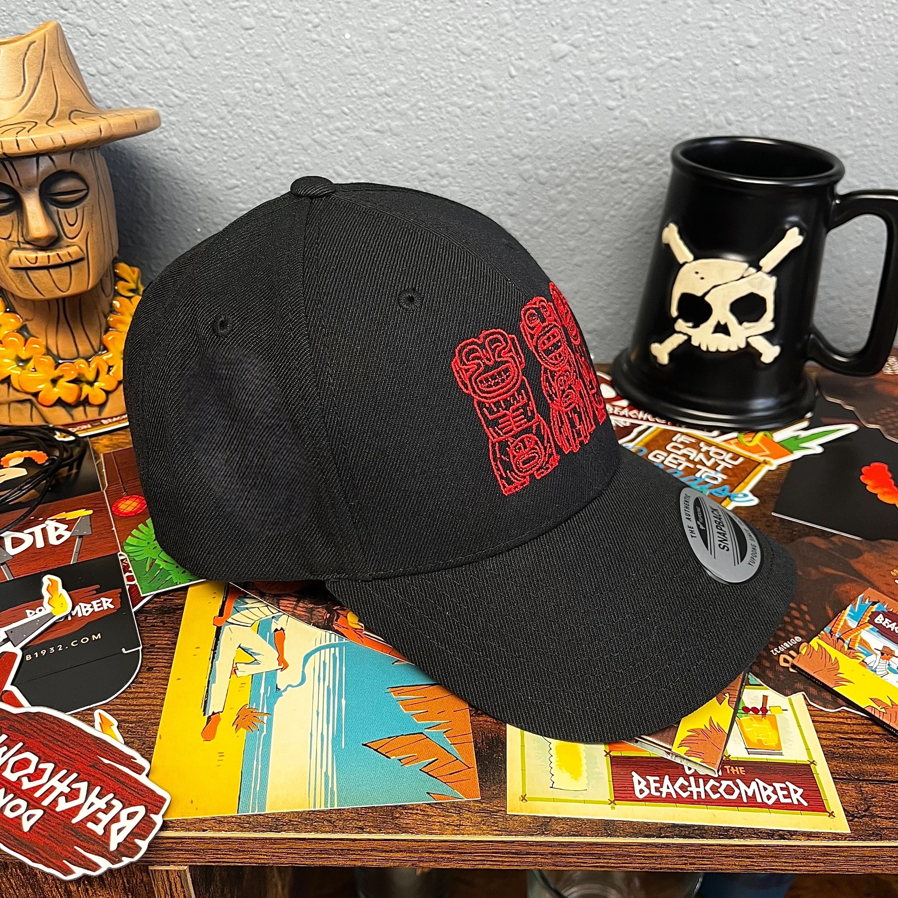 Cannibals Snapback Cap In Black