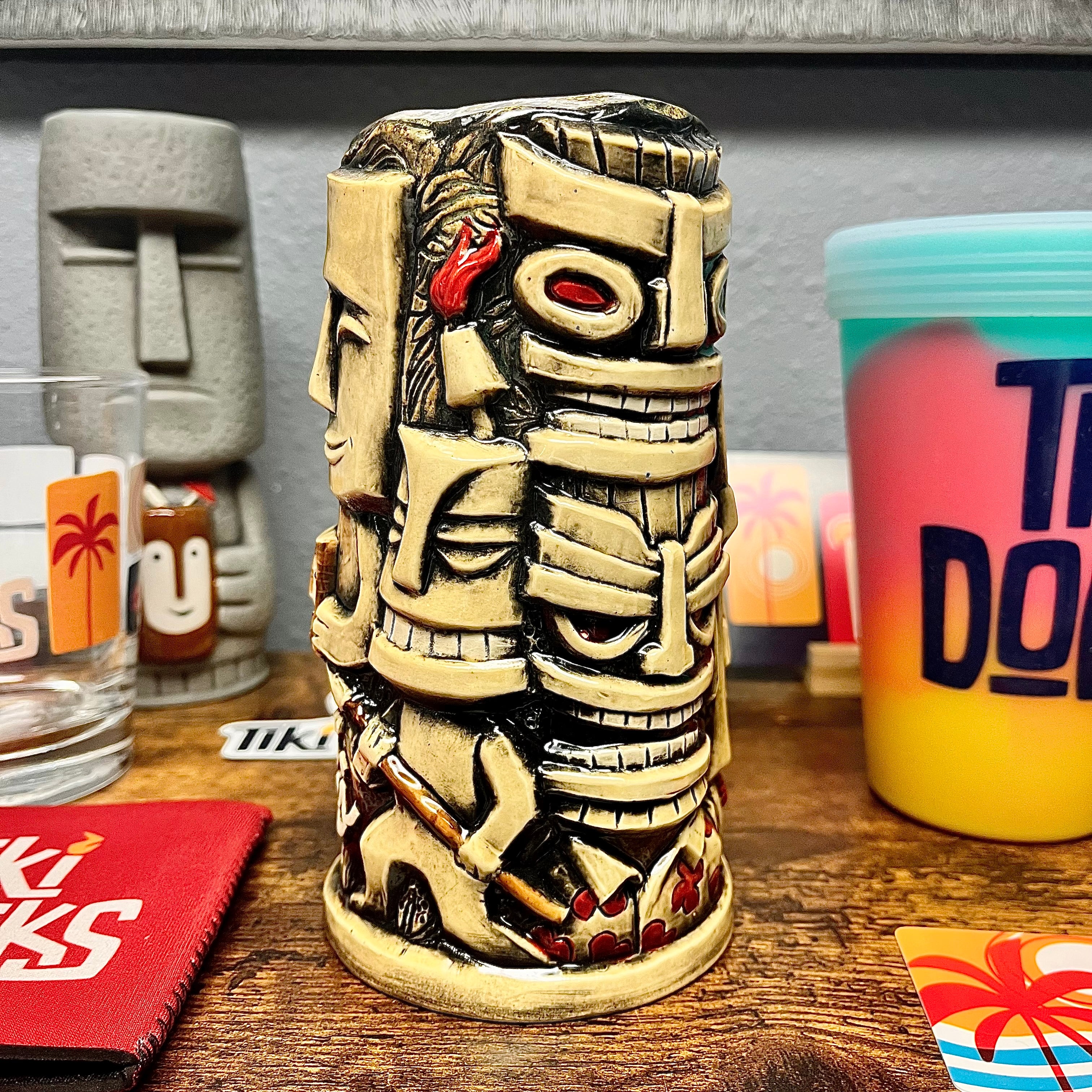 Tiki Docks Fog Cutter Tiki Mug w/Swizzle stick