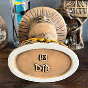 Don The Beachcomber Caricature Tiki Mug - Wooden Donn w/Swizzle Stick
