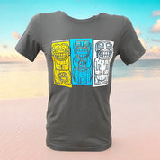Here Come the Cannibals Asphalt Grey Tee