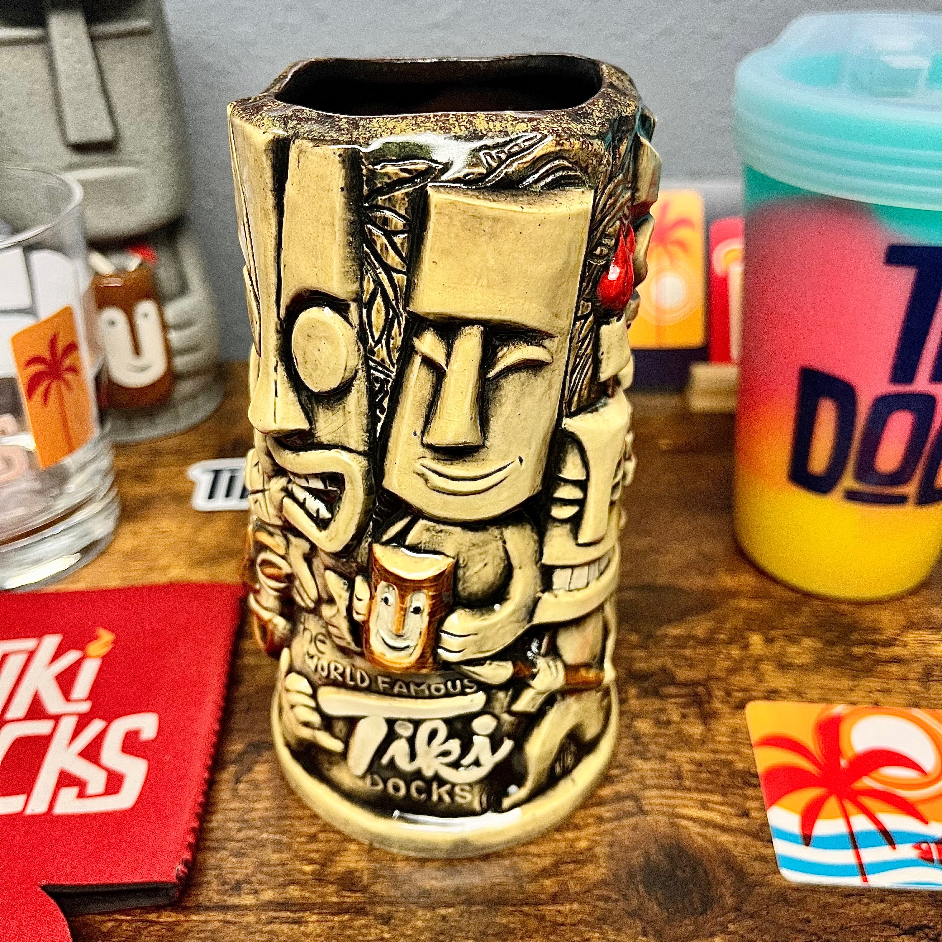 Tiki Docks Fog Cutter Tiki Mug w/Swizzle stick