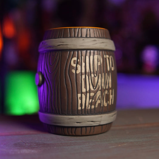Rum Barrel Tiki Mug