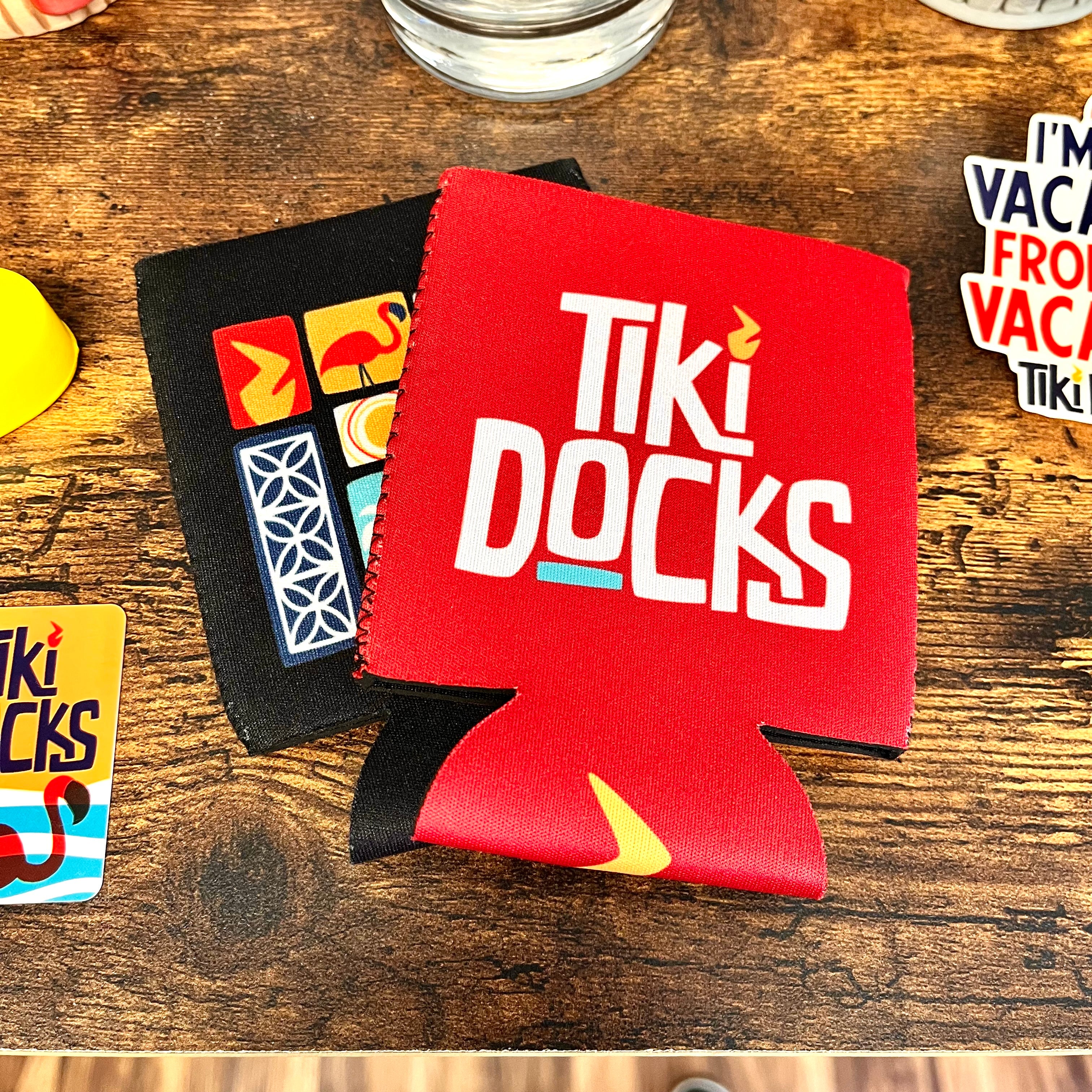Tiki Docks Can Koozies - Mix & Match!