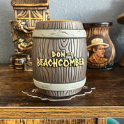 Rum Barrel Tiki Mug w/Swizzle Stick