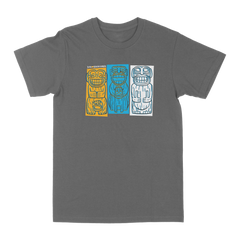 Here Come the Cannibals Asphalt Grey Tee