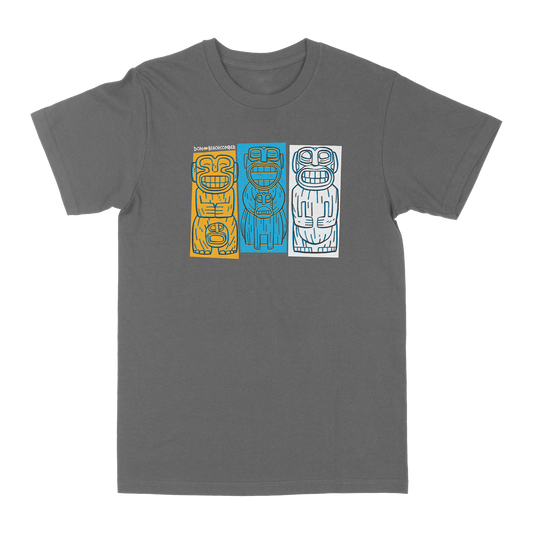 Here Come the Cannibals Asphalt Grey Tee