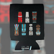 Kan-Tastic Tiki Docks Koozie -  Black