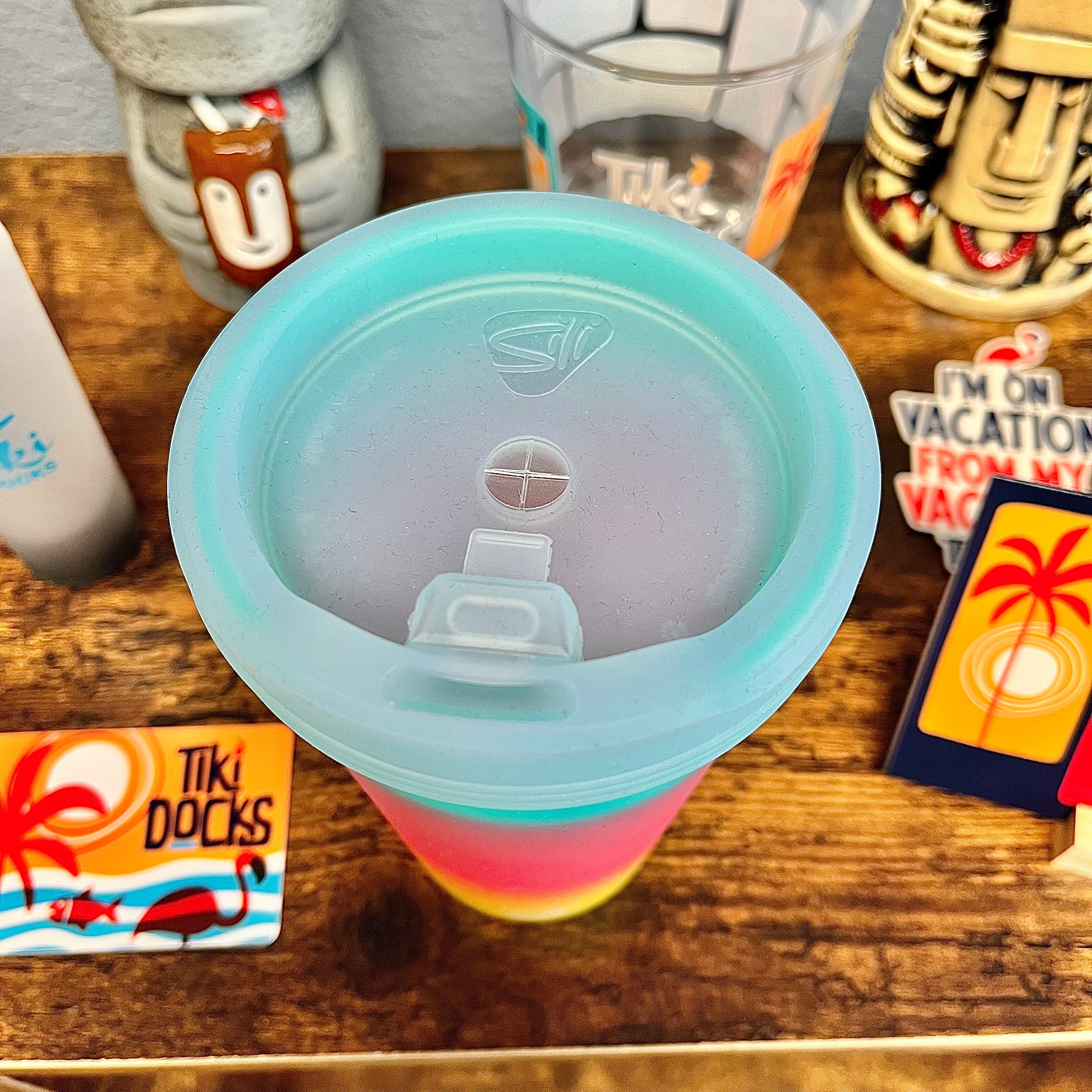 Silipint Silicone 16 oz Aurora Pint Glass w/Lid