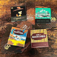 Don the Beachcomber Matchbook Set of Four