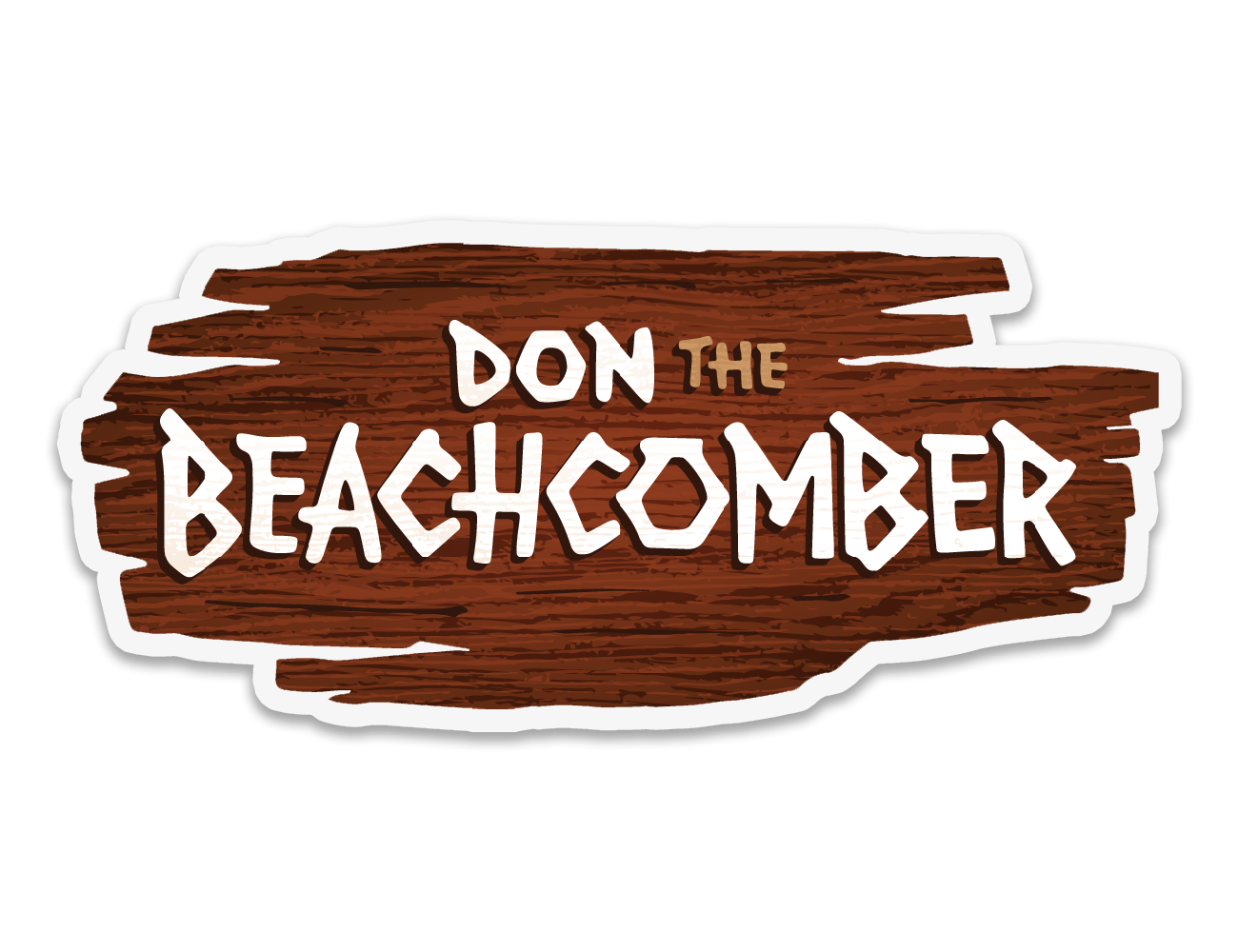 Don the Beachcomber Logo Vinyl Sticker
