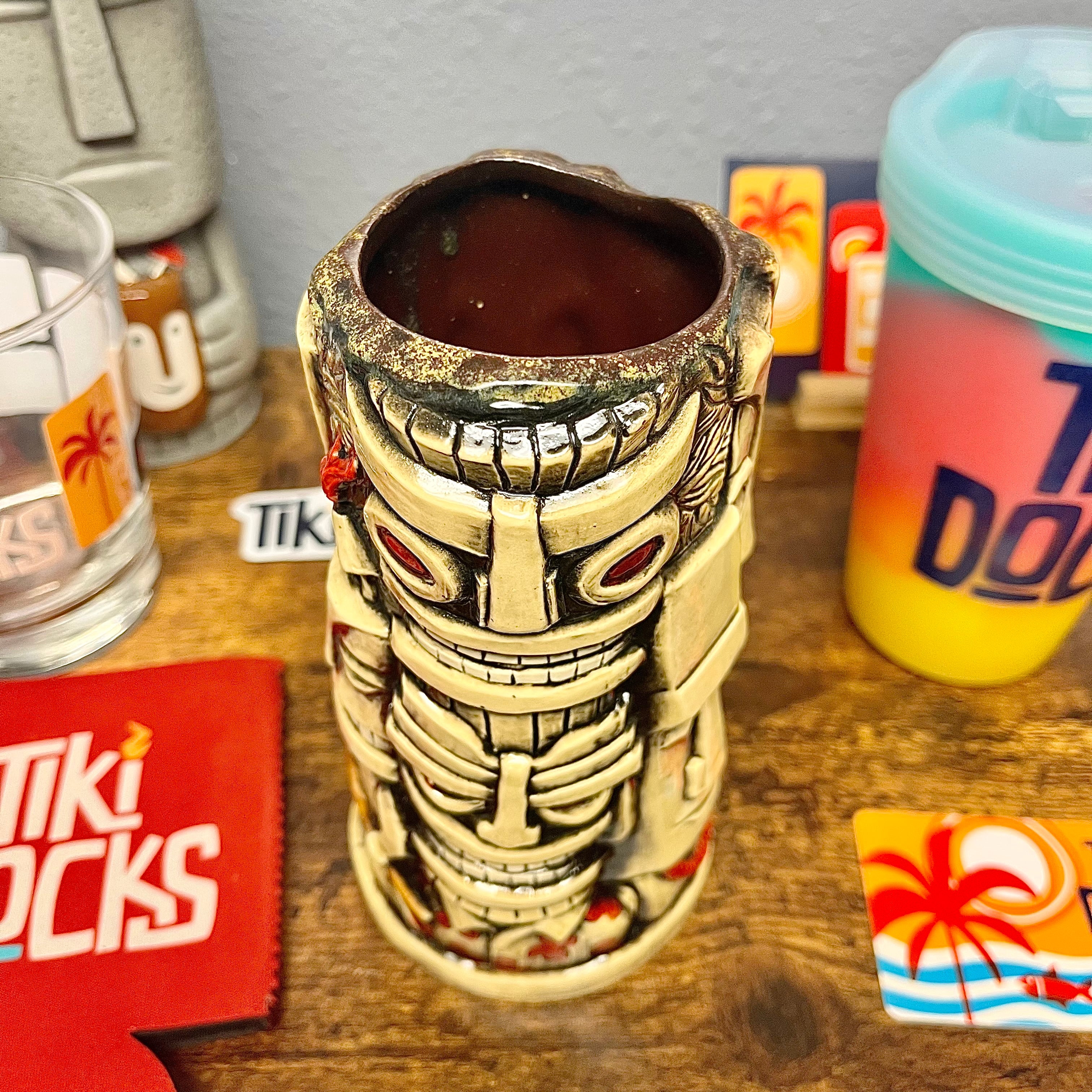 Tiki Docks Fog Cutter Tiki Mug w/Swizzle stick