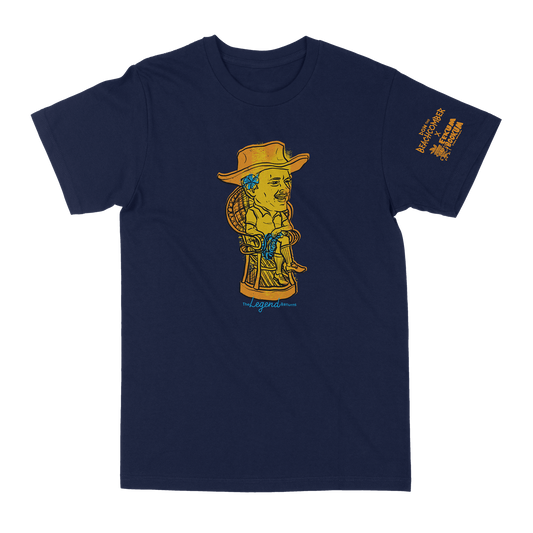Eekum Bookum's The Legend Returns Mug Navy Blue Tee