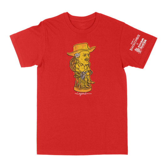 Eekum Bookum's The Legend Returns Mug Red Tee