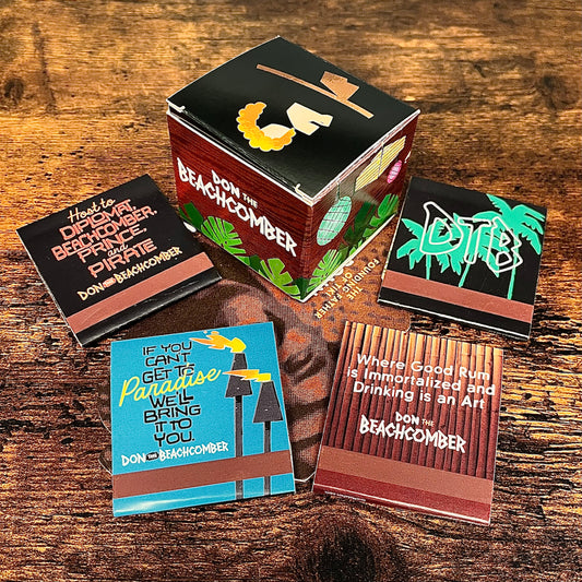 Don the Beachcomber Matchbook Set of Four