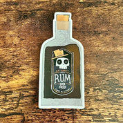 DTB Gantt Rum Bottle Vinyl Sticker