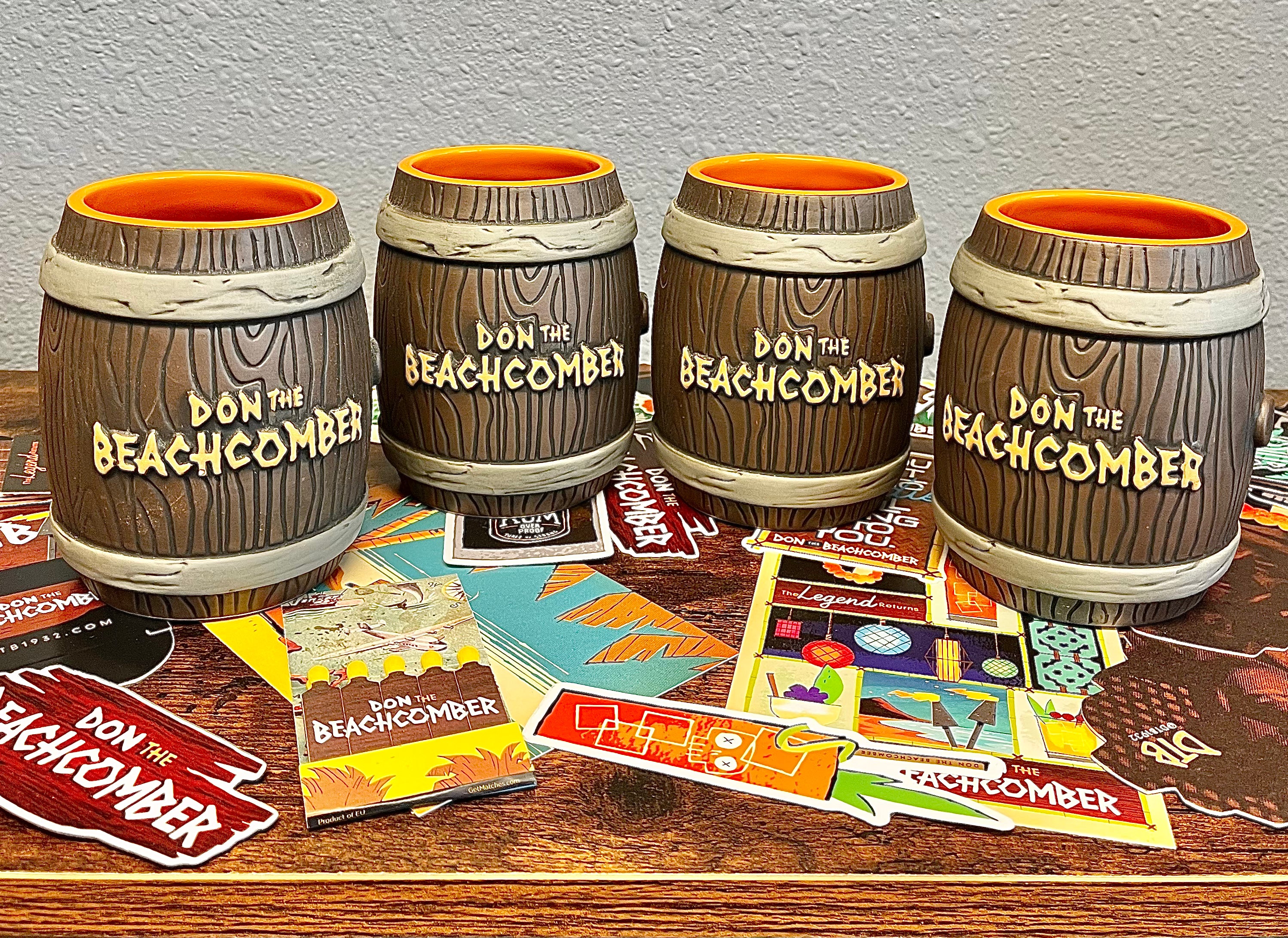 Rum Barrel Tiki Mug Multipack