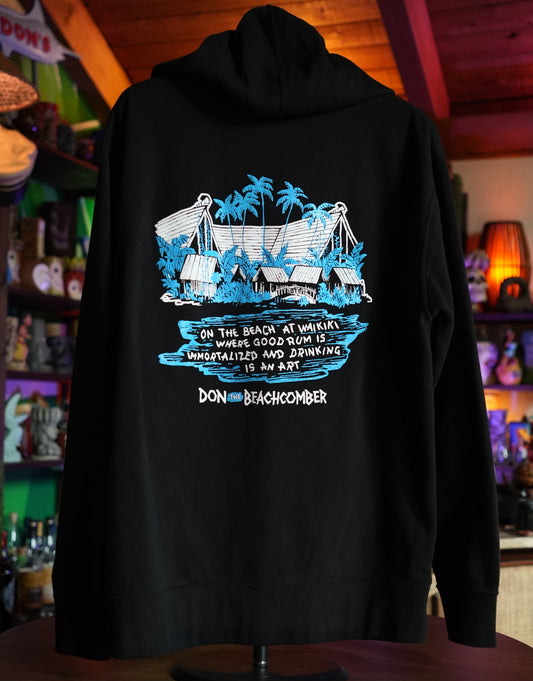 Waikiki Collection Black Zip-Up Hoodie