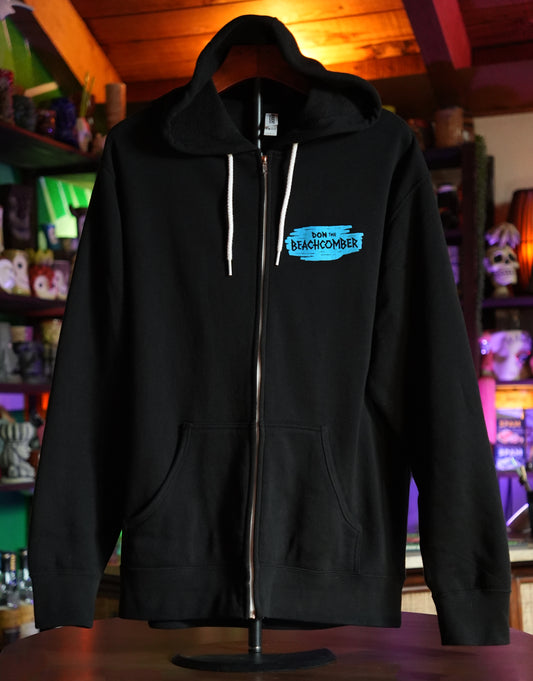 Waikiki Collection Black Zip-Up Hoodie