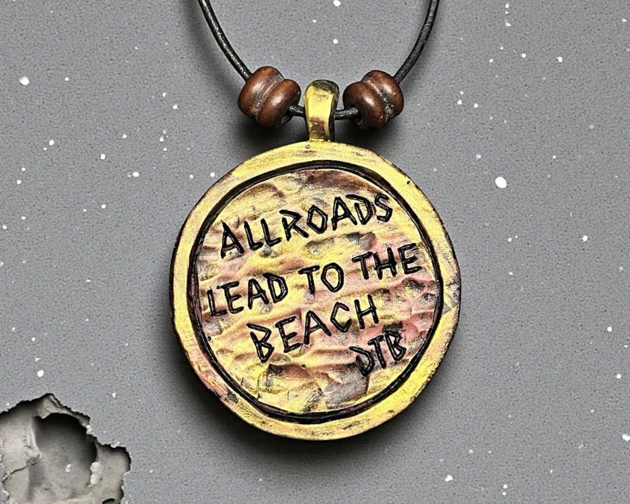 All Roads Lead to The Beach Pendant