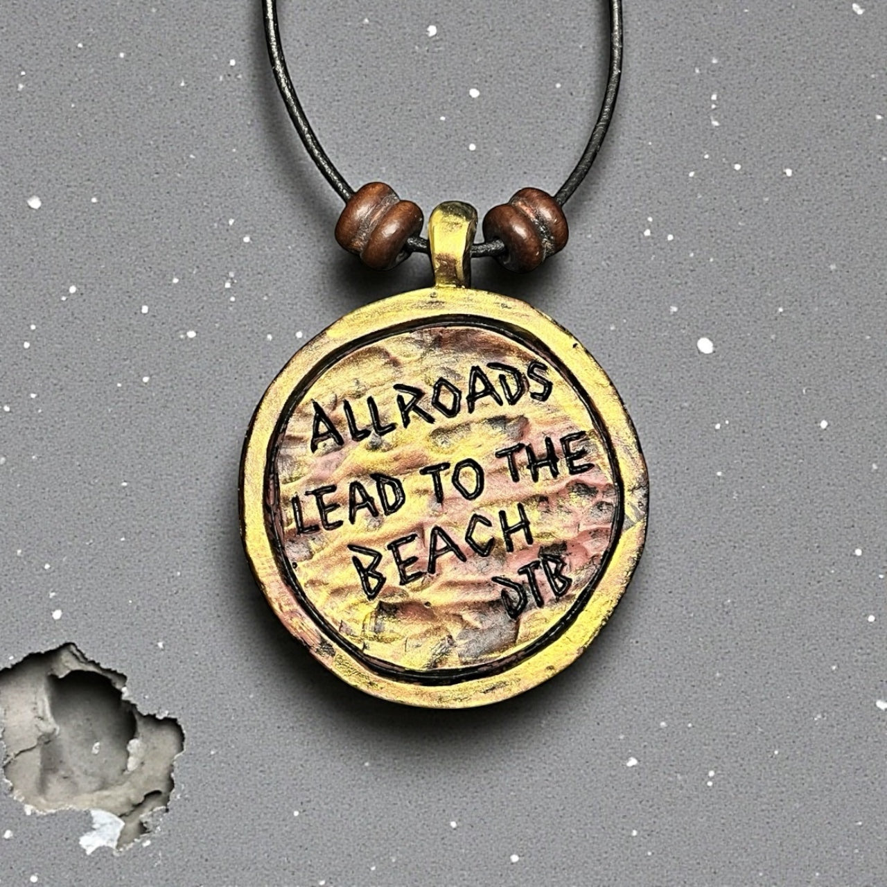 All Roads Lead to The Beach Pendant